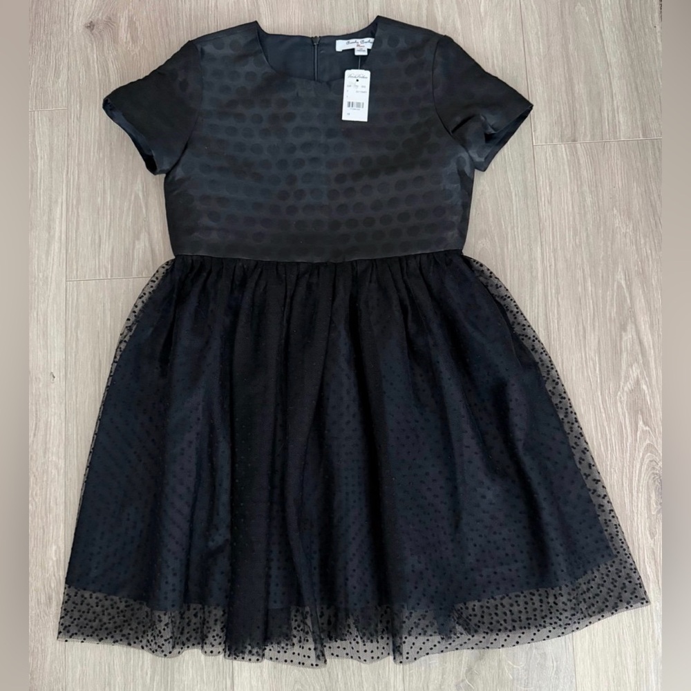 Brooks Brothers Black Polka Dot Kids Dress